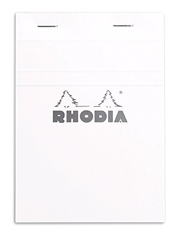 Rhodia 13601C - Schreibblock / Notizblock No.13 DIN A6 14,8x10,5 cm, 80 Blätter liniert 80g, abtrennbar und mikroperforiert, mit Kartonrücken, ideal für Notizen, Weiß, 1 Stück Rhodia 13601C - Schreibblock / Notizblock No.13 DIN A6 14,8x10,5 cm, 80 Blätter liniert 80g, abtrennbar und mikroperforiert, mit Kartonrücken, ideal für Notizen, Weiß, 1 Stück von Rhodia
