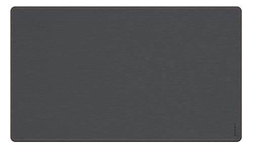 Rhodia 194233C - Schreibunterlage Rhodiarama 60x35 cm, flexibel, aus Kunstleder, ideal für Home Office, 1 Stück, Titanium von Rhodia