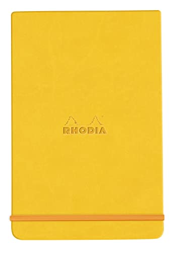 Rhodia 194401C - Notizbuch Webnotepad DIN A5, 96 Blatt abtrennbar liniert 90 g, 1 Stück, Narzisse von Rhodia