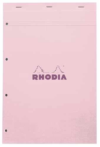 Rhodia 20195C Block geheftet, Farben Nr. 20, Seyès, 80 Blatt, mikroperforiert und gelocht, 4 Löcher, passende Deckblätter Rhodia 20195C Block geheftet, Farben Nr. 20, Seyès, 80 Blatt, mikroperforiert und gelocht, 4 Löcher, passende Deckblätter von Rhodia