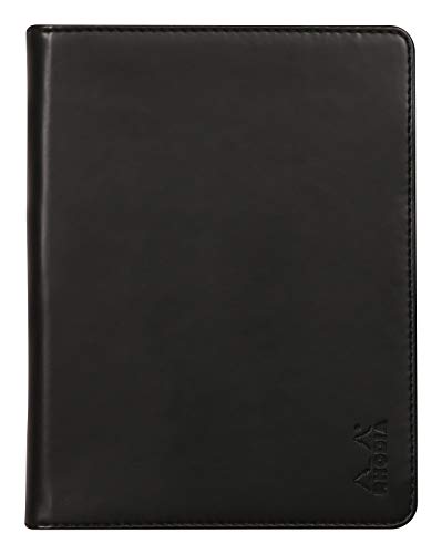 Rhodia 213001C - Mappe für Block oder Notizheft Rhodiarama - N°13, für DIN A6 (10,5x14,8 cm) 13x17 cm, elegant und praktisch, Schwarz, 1 Stück von Rhodia