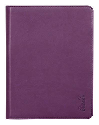 Rhodia 213006C - Mappe für Block oder Notizheft Rhodiarama - N°13, für DIN A6 (10,5x14,8 cm) 13x17 cm, elegant und praktisch, Violett, 1 Stück von Rhodia