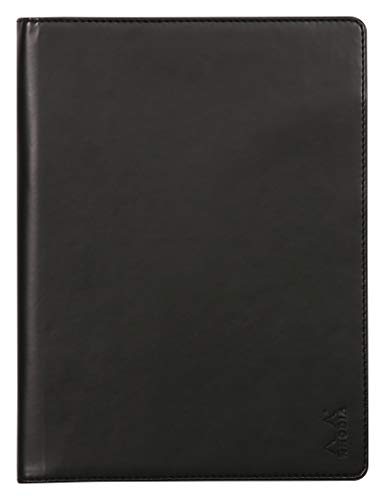 Rhodia 216001C - Mappe für Block oder Notizheft Rhodiarama - N°16, für DIN A5 (14,8x21 cm) 17,5x23,5 cm, elegant und praktisch, schwarz, 1 Stück von Rhodia