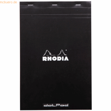 Rhodia Notizblock DotPad Nr. 18 A4 21x29,7cm 80 Blatt 80g Dot Grid sch von Rhodia