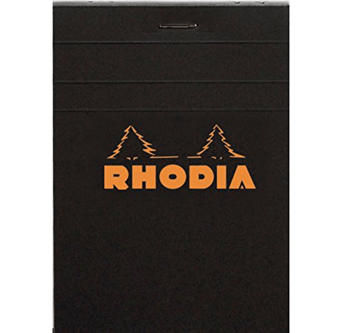 Rhodia Set 5 Blöcke Black n ° 12 8,5 x 12 cm 80 F geheftet 80 g Q.5 x 5 von Rhodia