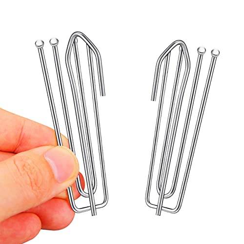 30 Stück Edelstahl-Gardinenhaken mit 4 Zinken,Gardinenhaken Vorhang Clips Haken,Gardinenhaken zum Einklemmen von Falten und Schwere Vorhänge 30 Stück Edelstahl-Gardinenhaken mit 4 Zinken,Gardinenhaken Vorhang Clips Haken,Gardinenhaken zum Einklemmen von Falten und Schwere Vorhänge von Rhsemi