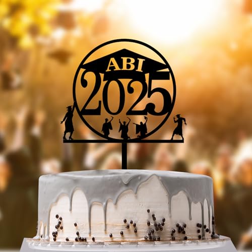 Cake Topper Abitur 2025,Bestandene Prüfung Cupcake Deko Tortenstecker Abschlussfeier Graduation Party Deko Geschenke Cake Topper Abitur 2025,Bestandene Prüfung Cupcake Deko Tortenstecker Abschlussfeier Graduation Party Deko Geschenke von Rhsemi