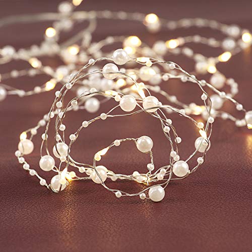 Rhytsing 4,5M LED Lichterkette mit 36 LEDs, Christbaumkette Perlengirlanden Batterie mit Timer-Funktion für Hochzeit, Weihnachten, Party Dekoration Rhytsing 4,5M LED Lichterkette mit 36 LEDs, Christbaumkette Perlengirlanden Batterie mit Timer-Funktion für Hochzeit, Weihnachten, Party Dekoration von Rhytsing