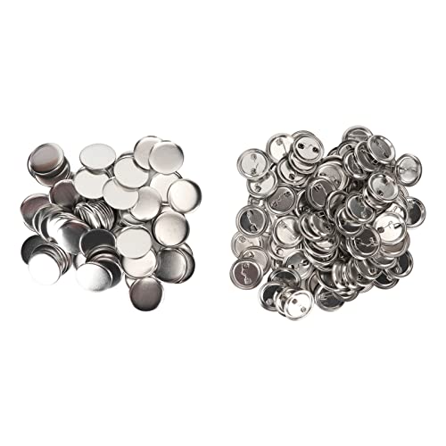 RiToEasysports 100 Set Pin Zurück -Taste Teile Multi Purpose Taste Making Supplies für Handwerksprojekte (37MM) von RiToEasysports
