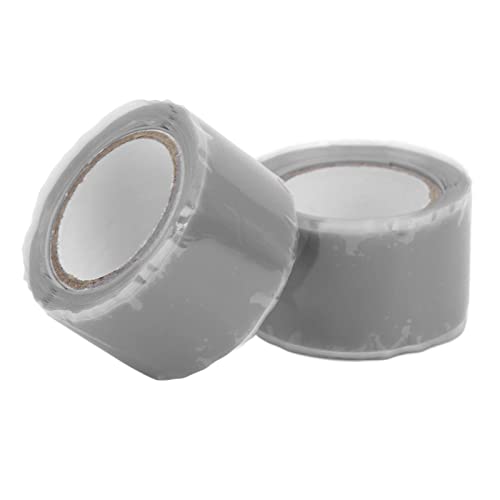 RiToEasysports 2pcs Selbstadhäsive Klebeband Silikon Zur Reparatur von Rohren - Gutes Wasser (GRAY) von RiToEasysports