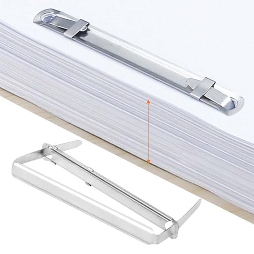 RiToEasysports 50pcs 2-Loch-Eisenklemmpapierpapierverschluss-Bindungsklemme, Ideal Zur Bindung von 350 Blättern A4 Papier RiToEasysports 50pcs 2-Loch-Eisenklemmpapierpapierverschluss-Bindungsklemme, Ideal Zur Bindung von 350 Blättern A4 Papier von RiToEasysports