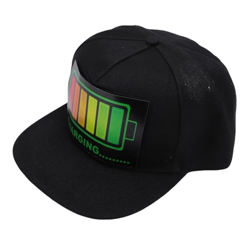 RiToEasysports Blinkende Musikkappe, Ein Sound Aktivierter DJ -Hut mit Einstellbarem Passform, Dynamischem Visuellem Erlebnis und Einzigartiger Präsentierter Idee für Festivals, Partys und (JHC02) von RiToEasysports
