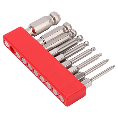 RiToEasysports Effiziente Leistung, Magnetkugel End Sechskantschraubendreher Bit Set, Stahlmagnetmetrikkugel End Sechskantschraubendreher 1/4 Zoll, Azeratm -Präzisionsbits mit Magnetischem RiToEasysports Effiziente Leistung, Magnetkugel End Sechskantschraubendreher Bit Set, Stahlmagnetmetrikkugel End Sechskantschraubendreher 1/4 Zoll, Azeratm -Präzisionsbits mit Magnetischem von RiToEasysports