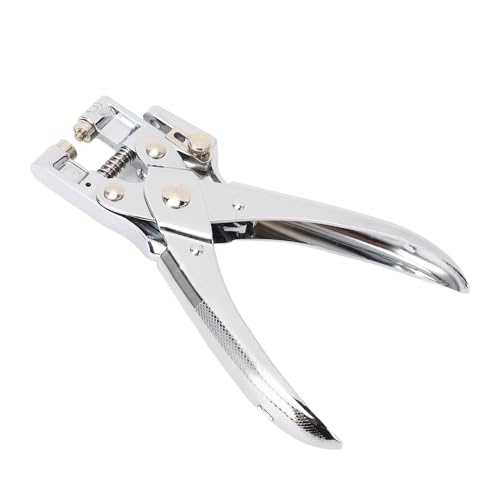 RiToEasysports Einzellochstempel, Industrielle Stärke Metall-Loch-Puncher für Papier 30 Blätter A4, Ergonomisches Design, Anpassbare Tiefe, Vielseitigkeit mit Mehreren Umgebungen mit Einstellbarer von RiToEasysports