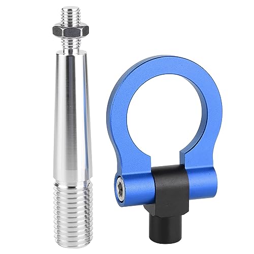 RiToEasysports Faltbarer Schlepptauhaken für GTR R35 370Z, resistenter Metallring, Passform für FX35 FX45 FX50 QX70, Vorder (BLUE) von RiToEasysports