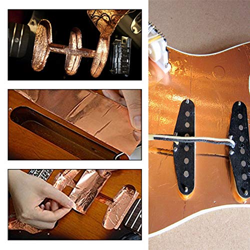 RiToEasysports Führende Kupferband Starker Kleber EMI für Guitar 10pcs. Kupferbänder für, Haushaltsgeräte (30 cm*20 cm) von RiToEasysports