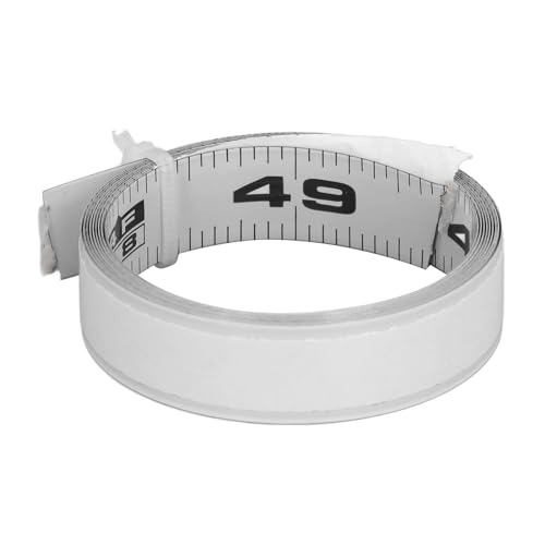 RiToEasysports Klebeband mit Schnittlänge, EasyToread-Leitermarkierungen, Ideal für Arbeitsbank und Sägentisch, eine 48-Zoll-Selfadhäsionsregel von RiToEasysports