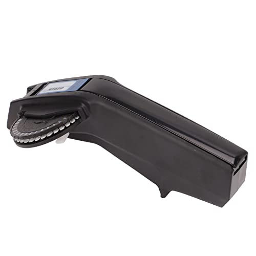 RiToEasysports Langlebiger Abs -Präge -Etikett Maker Tragbarer Handlaber Etikettdrucker, Löschen Sie Nummernbuchstaben Making Embosser für DIY Handwerk 2 Farbband (Rot) von RiToEasysports