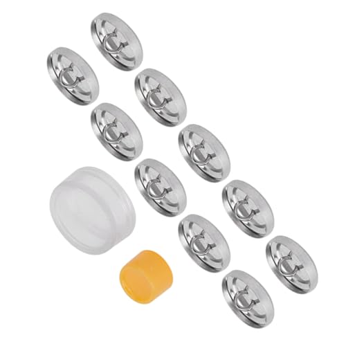 RiToEasysports Runde Knopfschnallen Machen Werkzeuge, die Helle Nähteile für das Handwerkungsbegeisterte Setzen (20MM) von RiToEasysports