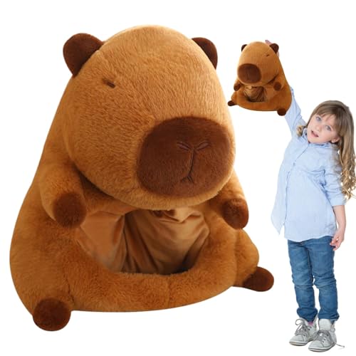 Plüsch-Capybara-Kopfbedeckung, kreative Drag-Party-Requisiten, 38 x 35 cm, niedlicher Capybara-Plüschhut, gefüllte Kopfmaske, originelles Halloween-und Weihnachts-Kostüm-Zubehör Plüsch-Capybara-Kopfbedeckung, kreative Drag-Party-Requisiten, 38 x 35 cm, niedlicher Capybara-Plüschhut, gefüllte Kopfmaske, originelles Halloween-und Weihnachts-Kostüm-Zubehör von Riaisttd