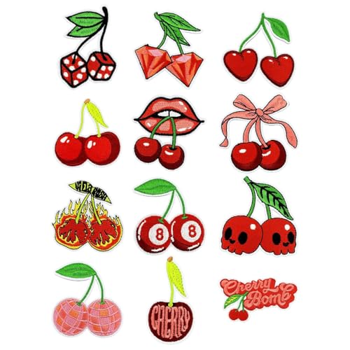 Riaisttd Bügelpatches,12 Stück Frucht Applikationen Bügelpatch Reparaturset | Nähzubehör für Stoffbeutel Kleidung Damen Mädchen Shirts Sweater Jeans Jackets Hüte Riaisttd Bügelpatches,12 Stück Frucht Applikationen Bügelpatch Reparaturset | Nähzubehör für Stoffbeutel Kleidung Damen Mädchen Shirts Sweater Jeans Jackets Hüte von Riaisttd
