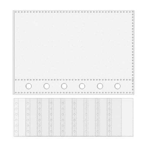 Riaisttd Seitenschutz für Klassenzimmer – 6-Ringbuch-Kartenschutzhüllen, transparente Dokumentenhüllen für Büro, Verwaltungspersonal, Projektmanager, Pädagogen, Lehrer, , Skizzierer von Riaisttd