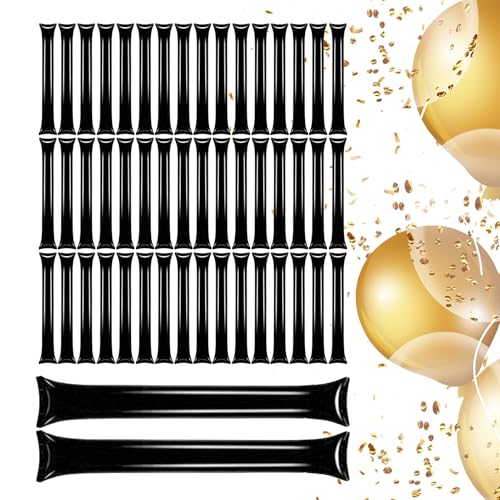 Riaisttd Thunder Sticks, 50 Stück Aufblasbare Krachmacher Für Sportevents, Basketball Cheerleading Zubehör für Sportfans Cheerleader Veranstaltungsplaner Stadionbesucher Konzerte Wettkämpfe Riaisttd Thunder Sticks, 50 Stück Aufblasbare Krachmacher Für Sportevents, Basketball Cheerleading Zubehör für Sportfans Cheerleader Veranstaltungsplaner Stadionbesucher Konzerte Wettkämpfe von Riaisttd