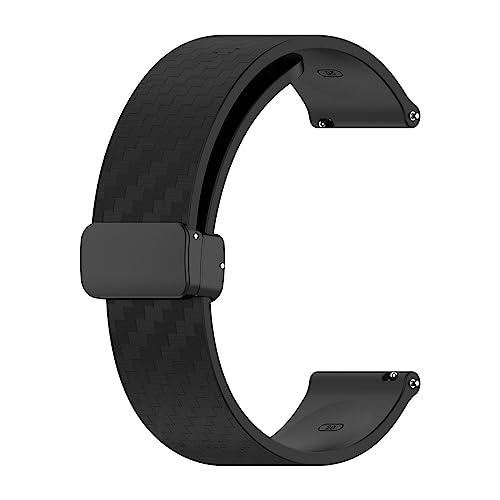 Rianpesn 22 mm magnetisches Uhrenarmband, Wasserdichtes Silikon-Sport-Armband, Atmungsaktives, weiches Silikonarmband, Magnetverschluss, Silikon-Sport-Armband, Armband für Damen und Herren Rianpesn 22 mm magnetisches Uhrenarmband, Wasserdichtes Silikon-Sport-Armband, Atmungsaktives, weiches Silikonarmband, Magnetverschluss, Silikon-Sport-Armband, Armband für Damen und Herren von Rianpesn