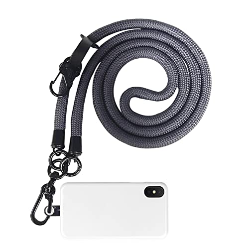 Rianpesn Dickes Seil-Handy-Lanyard | 10 mm mit Abstandshalter, Dicker Hals-Handyhalter mit Anti-Diebstahl-Handyband | Handy-Umhängeband, Dickes Umhängeband für Arbeit, Fotografie Rianpesn Dickes Seil-Handy-Lanyard | 10 mm mit Abstandshalter, Dicker Hals-Handyhalter mit Anti-Diebstahl-Handyband | Handy-Umhängeband, Dickes Umhängeband für Arbeit, Fotografie von Rianpesn