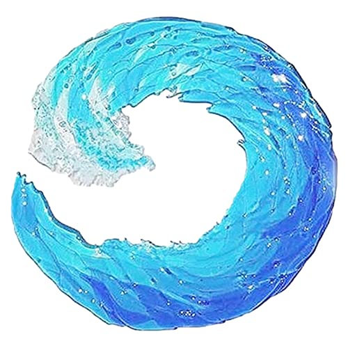 Rianpesn Ozeanwellen-Skulptur aus geschmolzenem Glas | Acryl-Blau-Meereswellen-Handwerk | Wave-Shaped Home Decoration Crafts Ornament mit Halterung für Home Decor Rianpesn Ozeanwellen-Skulptur aus geschmolzenem Glas | Acryl-Blau-Meereswellen-Handwerk | Wave-Shaped Home Decoration Crafts Ornament mit Halterung für Home Decor von Rianpesn