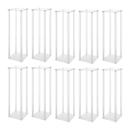 RibasuBB Blumenständer Pflanzenständer, 10 Pcs-Acrylic Vases Clear Column Flower Stand Party Wedding Centerpiece Tables, Hochzeitsdekoration Hochzeit Verlobung Deko Party Dekoration RibasuBB Blumenständer Pflanzenständer, 10 Pcs-Acrylic Vases Clear Column Flower Stand Party Wedding Centerpiece Tables, Hochzeitsdekoration Hochzeit Verlobung Deko Party Dekoration von RibasuBB