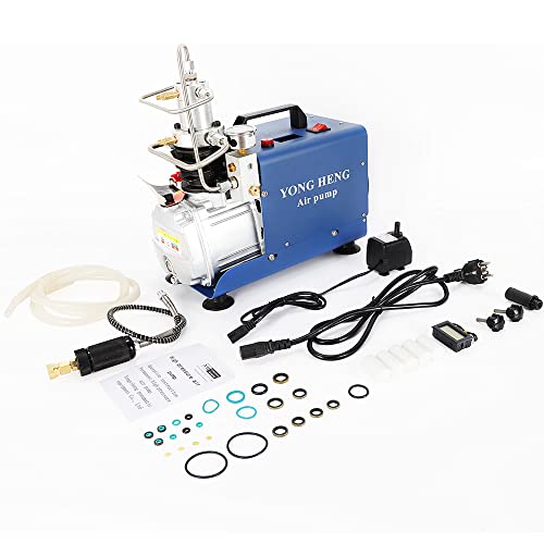 RibasuBB PCP Kompressor, 300Bar Elektrische Kompressor, Hochdruck Luftkompressor Pumpe 220V Elektrische Pumpe, 2800r/Min Kompressor für Paintball-Luftgewehr, Tauchflasche, Einzylinder-Luftpumpen RibasuBB PCP Kompressor, 300Bar Elektrische Kompressor, Hochdruck Luftkompressor Pumpe 220V Elektrische Pumpe, 2800r/Min Kompressor für Paintball-Luftgewehr, Tauchflasche, Einzylinder-Luftpumpen von RibasuBB