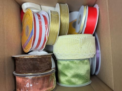 Ribbon Bazaar Buntes Bastelband von The Pound, 2,3 kg von Ribbon Bazaar