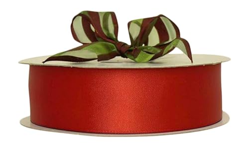 Ribbon Bazaar Einseitiger Satin, Rot, 2,2 cm, 91,4 m Ribbon Bazaar Einseitiger Satin, Rot, 2,2 cm, 91,4 m von Ribbon Bazaar