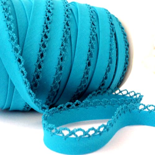 Picot-Spitzen-Bordüre in professioneller Qualität, 5 m, doppelt gefaltet, 12 mm doppelt gefaltet. Wird zum Einfassen von Kleidung, Quilten, Heimtextilien, Spielzeug, Nähprojekten verwendet. UK Picot-Spitzen-Bordüre in professioneller Qualität, 5 m, doppelt gefaltet, 12 mm doppelt gefaltet. Wird zum Einfassen von Kleidung, Quilten, Heimtextilien, Spielzeug, Nähprojekten verwendet. UK von Ribbon Queen
