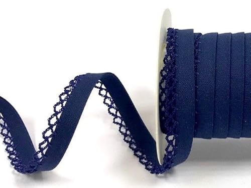 Picot-Spitzen-Schrägband, 5 m, 12 mm, doppelt gefaltet, für Einfassungen von Kleidung, Quilten, Heimtextilien, Spielzeug, Nähprojekten Picot-Spitzen-Schrägband, 5 m, 12 mm, doppelt gefaltet, für Einfassungen von Kleidung, Quilten, Heimtextilien, Spielzeug, Nähprojekten von Ribbon Queen