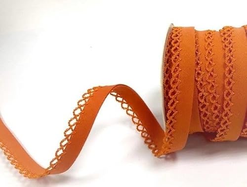 Picot-Spitzen-Schrägband, 5 m, 12 mm, doppelt gefaltet, für Einfassungen von Kleidung, Quilten, Heimtextilien, Spielzeug, Nähprojekten Picot-Spitzen-Schrägband, 5 m, 12 mm, doppelt gefaltet, für Einfassungen von Kleidung, Quilten, Heimtextilien, Spielzeug, Nähprojekten von Ribbon Queen