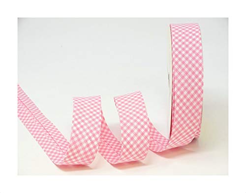 Schrägband, kariert, 25 mm x 5 m, Babyrosa / Weiß Baby Mädchen Besatz Nähen Kurzwaren Wimpelkette Basteln Quilten Patchwork etc. in Ribbon Queen Markenverpackung Baby Pink Gingham Schrägband, kariert, 25 mm x 5 m, Babyrosa / Weiß Baby Mädchen Besatz Nähen Kurzwaren Wimpelkette Basteln Quilten Patchwork etc. in Ribbon Queen Markenverpackung Baby Pink Gingham von Ribbon Queen