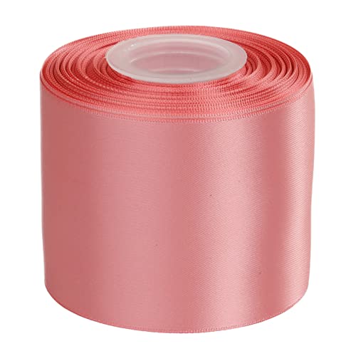 Ribbonitlux Doppelseitiges Satinband, 7,6 cm breit, 22,7 m (160 Altrosen, Set für Schleife, Party-Dekoration, Nähanwendungen, Hochzeit und Basteln) von Ribbonitlux
