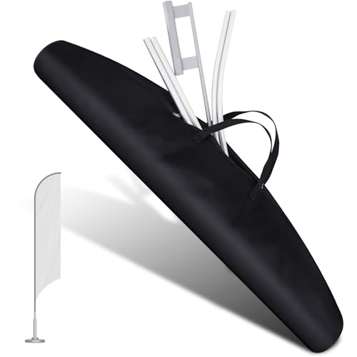 Ribbonlic Extra große Flaggen-Aufbewahrungstasche, Federflaggen-Set, Tragetasche, Oxford-Stoff, tragbare Flaggen-Aufbewahrungstasche für Swooper-Flaggen, Stangen und Halterungen, 134 x 35 cm Ribbonlic Extra große Flaggen-Aufbewahrungstasche, Federflaggen-Set, Tragetasche, Oxford-Stoff, tragbare Flaggen-Aufbewahrungstasche für Swooper-Flaggen, Stangen und Halterungen, 134 x 35 cm von Ribbonlic