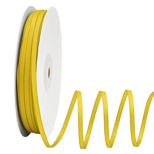 Ribreeze Gelbes Ripsband, 0,3 cm, 91,4 m, für Geschenkverpackungen, Hochzeiten, Bastelarbeiten, Blumendekoration, Nähen und mehr Ribreeze Gelbes Ripsband, 0,3 cm, 91,4 m, für Geschenkverpackungen, Hochzeiten, Bastelarbeiten, Blumendekoration, Nähen und mehr von Ribreeze