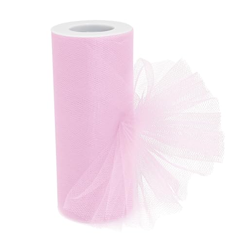 Ribreeze Hellrosa Tüllstoffrolle, 15,2 cm x 22,7 m, Tüllnetz für Geschenkverpackungen, Bastelarbeiten, Party-Dekorationen und Ponchos und mehr Ribreeze Hellrosa Tüllstoffrolle, 15,2 cm x 22,7 m, Tüllnetz für Geschenkverpackungen, Bastelarbeiten, Party-Dekorationen und Ponchos und mehr von Ribreeze