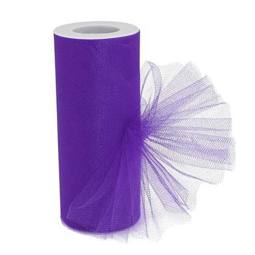 Ribreeze Lila Tüllstoffrolle – 15,2 cm x 22,7 m, Tüllnetz für Geschenkverpackungen, Bastelarbeiten, Party-Dekorationen und Ponchos und mehr Ribreeze Lila Tüllstoffrolle – 15,2 cm x 22,7 m, Tüllnetz für Geschenkverpackungen, Bastelarbeiten, Party-Dekorationen und Ponchos und mehr von Ribreeze