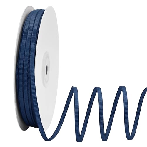 Ribreeze Ripsband, 0,3 cm, Marineblau, 91,4 m, für Geschenkverpackungen, Hochzeiten, Bastelarbeiten, Blumendekoration, Nähen und mehr Ribreeze Ripsband, 0,3 cm, Marineblau, 91,4 m, für Geschenkverpackungen, Hochzeiten, Bastelarbeiten, Blumendekoration, Nähen und mehr von Ribreeze