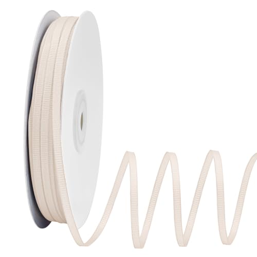 Ribreeze Ripsband, 0,3 cm, cremefarben, 91,4 m, für Geschenkverpackungen, Hochzeiten, Bastelarbeiten, Blumendekoration, Nähen und mehr Ribreeze Ripsband, 0,3 cm, cremefarben, 91,4 m, für Geschenkverpackungen, Hochzeiten, Bastelarbeiten, Blumendekoration, Nähen und mehr von Ribreeze