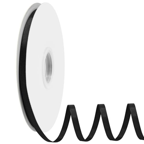 Ribreeze Ripsband, 0,6 cm, schwarz, 45,7 m, für Geschenkverpackungen, Hochzeiten, Bastelarbeiten, Blumendekoration, Nähen und mehr Ribreeze Ripsband, 0,6 cm, schwarz, 45,7 m, für Geschenkverpackungen, Hochzeiten, Bastelarbeiten, Blumendekoration, Nähen und mehr von Ribreeze