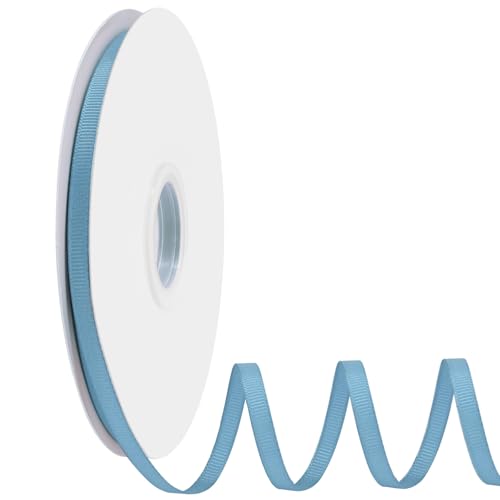 Ribreeze Ripsband, 0,6 cm, staubblau, 45,7 m, für Geschenkverpackungen, Hochzeiten, Bastelarbeiten, Blumendekoration, Nähen und mehr Ribreeze Ripsband, 0,6 cm, staubblau, 45,7 m, für Geschenkverpackungen, Hochzeiten, Bastelarbeiten, Blumendekoration, Nähen und mehr von Ribreeze