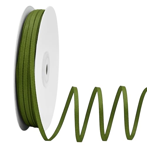 Ribreeze Ripsband aus Moos, 0,3 cm, 91,4 m, für Geschenkverpackungen, Hochzeiten, Bastelarbeiten, Blumendekoration, Nähen und mehr Ribreeze Ripsband aus Moos, 0,3 cm, 91,4 m, für Geschenkverpackungen, Hochzeiten, Bastelarbeiten, Blumendekoration, Nähen und mehr von Ribreeze