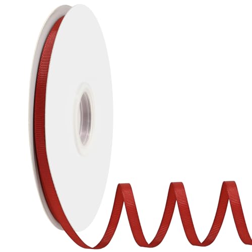 Ribreeze Rotes Ripsband, 0,6 cm, 45,7 m, für Geschenkverpackungen, Hochzeiten, Bastelarbeiten, Blumendekoration, Nähen und mehr Ribreeze Rotes Ripsband, 0,6 cm, 45,7 m, für Geschenkverpackungen, Hochzeiten, Bastelarbeiten, Blumendekoration, Nähen und mehr von Ribreeze