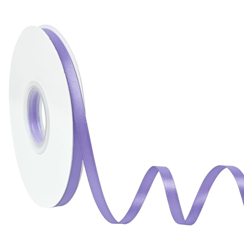 Ribreeze Satinband, 0,6 cm, Hellviolett, 45,7 m, für Geschenkverpackungen, Hochzeiten, Bastelarbeiten, Blumendekoration, Nähen und mehr Ribreeze Satinband, 0,6 cm, Hellviolett, 45,7 m, für Geschenkverpackungen, Hochzeiten, Bastelarbeiten, Blumendekoration, Nähen und mehr von Ribreeze